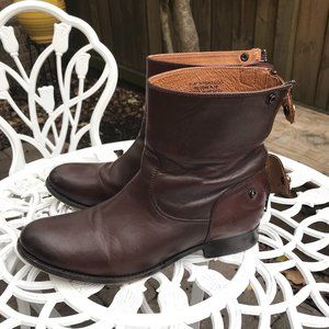 Frye Ankle Boots, Brown